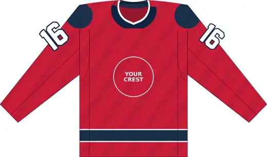 Hybrid hockey jersey
