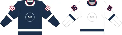 Reversible hockey jersey
